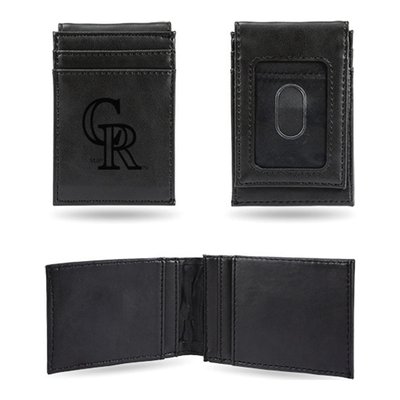 Colorado Rockies Faux Leather Front Pocket Wallet