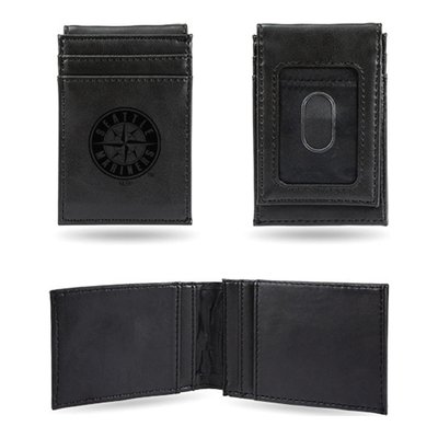 Seattle Mariners Faux Leather Front Pocket Wallet