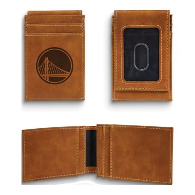 Golden State Warriors Brown Faux Leather Wallet