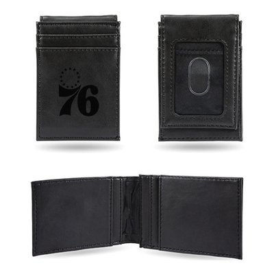 Philadelphia 76ers Black Faux Leather Wallet - NBA