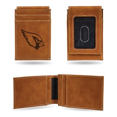 Arizona Cardinals Faux Leather Front Pocket Wallet