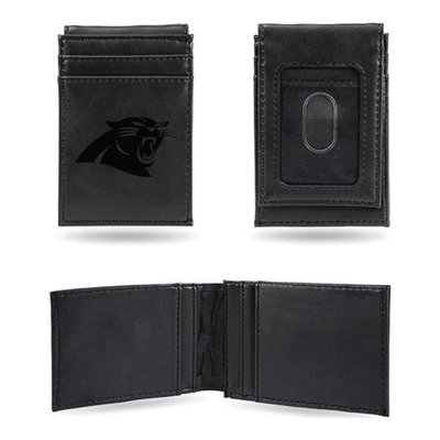 Carolina Panthers Faux Leather Front Pocket Wallet