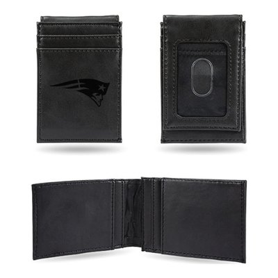 New England Patriots Faux Leather Front Pocket Wallet