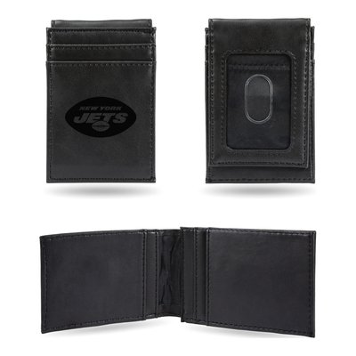 NFL New York Jets Black Faux Leather Wallet