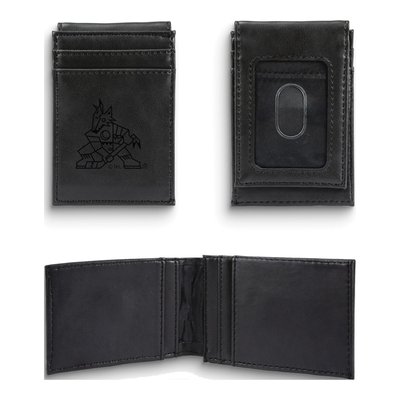 Arizona Coyotes Faux Leather Front Pocket Wallet