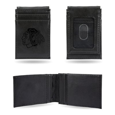 Chicago Blackhawks Faux Leather Front Pocket Wallet