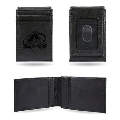 Colorado Avalanche Faux Leather Front Pocket Wallet