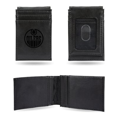 Edmonton Oilers Faux Leather Front Pocket Wallet