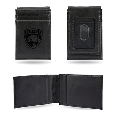 Florida Panthers Faux Leather Front Pocket Wallet