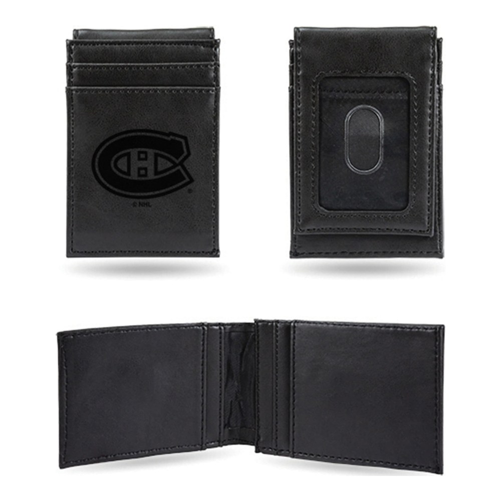 Montreal Canadiens Faux Leather Front Pocket Wallet