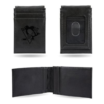 Pittsburgh Penguins Faux Leather Front Pocket Wallet