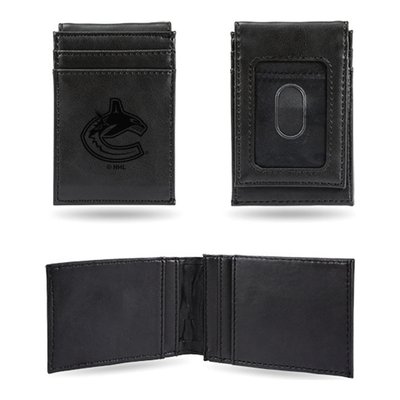 Vancouver Canucks Faux Leather Front Pocket Wallet