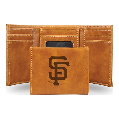 San Francisco Giants Brown Trifold Wallet