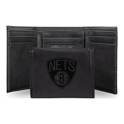 Brooklyn Nets Faux Leather Trifold Wallet