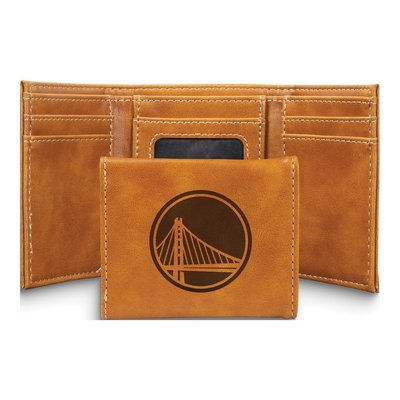 Golden State Warriors Brown Trifold Wallet
