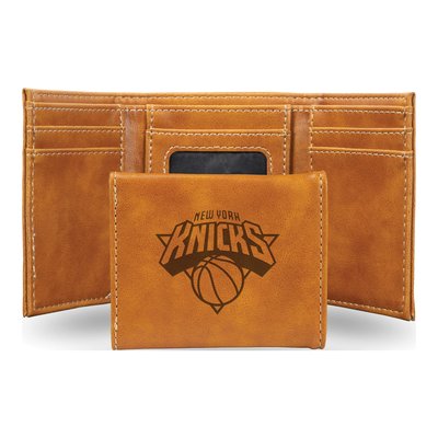 NY Knicks Brown Trifold Wallet