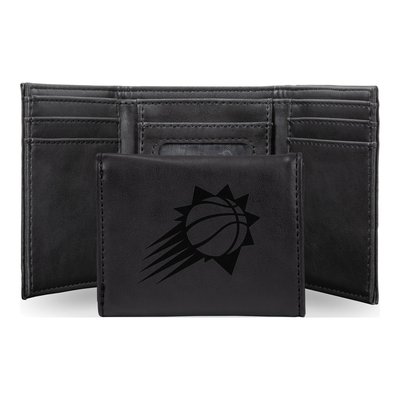 Phoenix Suns Black Faux Leather Trifold Wallet