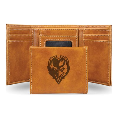 Baltimore Ravens Brown Faux Leather Trifold Wallet
