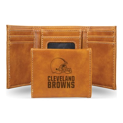 Cleveland Browns Faux Leather Trifold Wallet