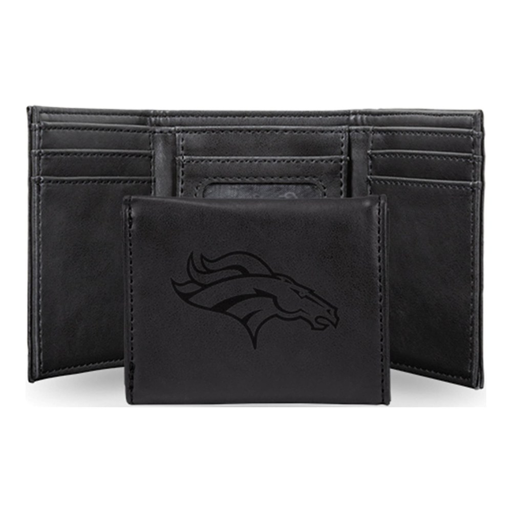 Denver Broncos Faux Leather Trifold Wallet