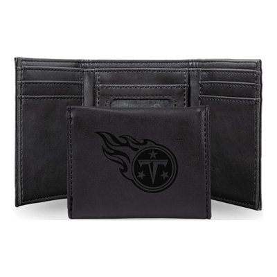 Tennessee Titans Black Faux Leather Trifold Wallet