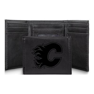 Calgary Flames Faux Leather Trifold Wallet