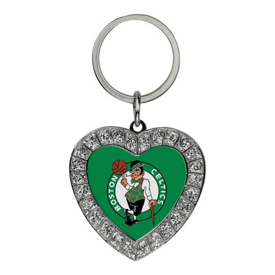 NBA Boston Celtics Rhinestone Heart Key Ring