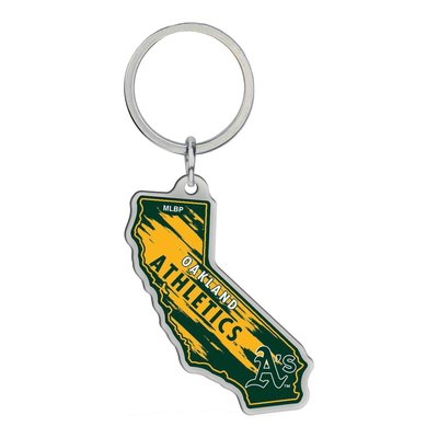 Oakland Athletics California State Key Ring