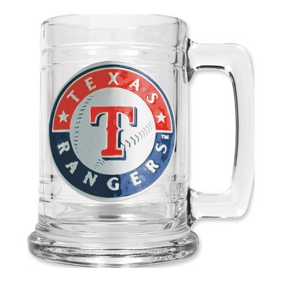 Texas Rangers 15oz Glass Tankard