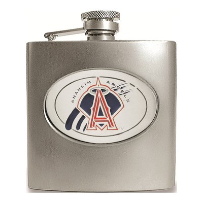 MLB L.A. Angels Stainless Steel 6oz Hip Flask