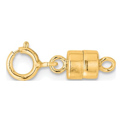 Gold Filled 4mm Magnetic Spring Ring Clasp
