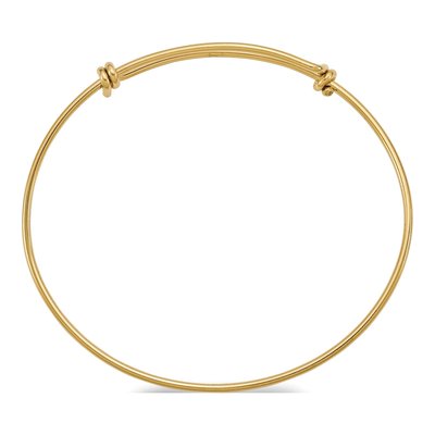 14K Gold-Filled Filled Expandable Bangle Bracelet – view 2