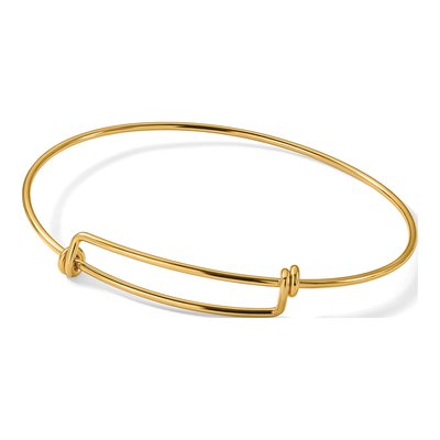 14K Gold-Filled Filled Expandable Bangle Bracelet – view 5