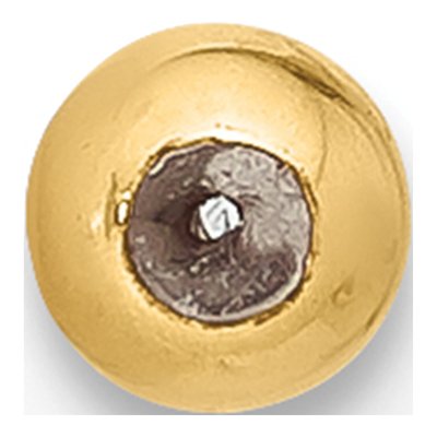 14K Gold Filled 3mm Silicone Bead Finding – view 2