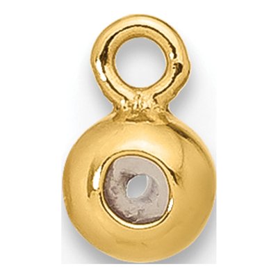 14/20 Gold Filled Silicone Bead Finding – view 2