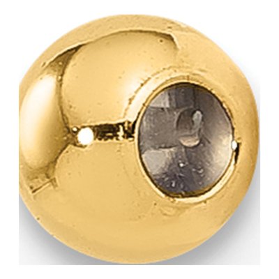 14K Gold Filled 4mm Silicone Bead Finding – view 3