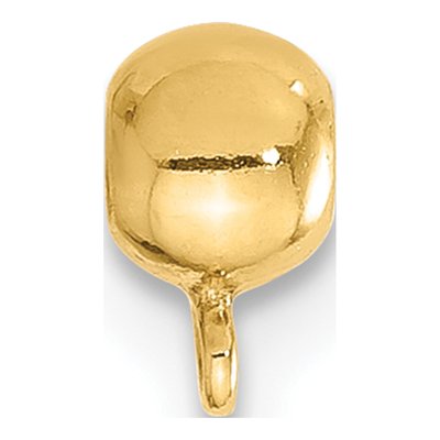 14K Gold Filled Silicone Bead Finding w/Ring
