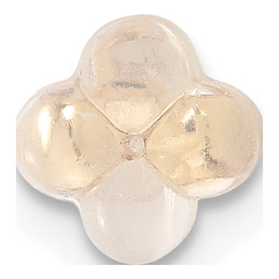 Four Leaf Clover Silicone Gold Filled Earring Backs – view 3
