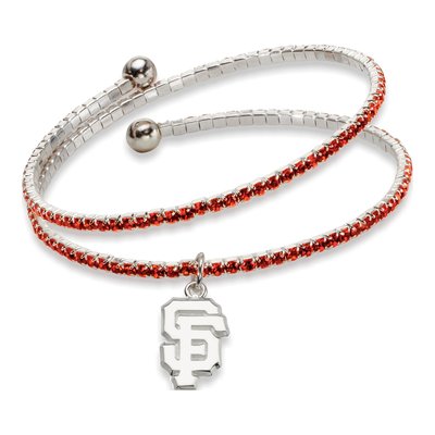San Francisco Giants Brass Crystal Bracelet