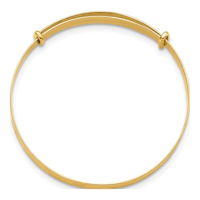 14K Yellow Gold Baby Bangle Bracelet – view 3