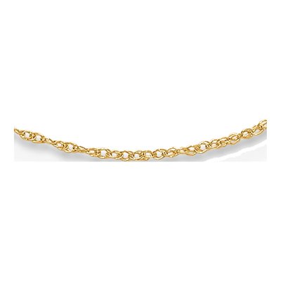 14K Yellow Gold 1mm Kids' Cable Chain