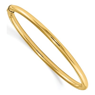 14K Yellow Gold Baby Bangle Bracelet