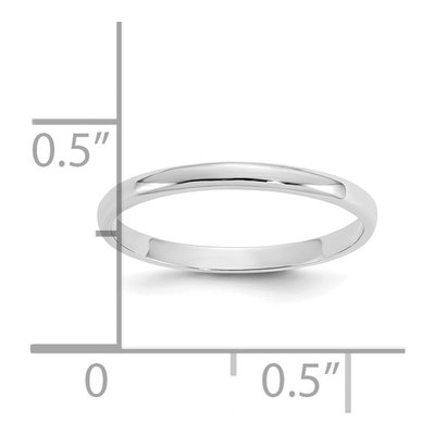 14K White Gold Baby Ring – view 5