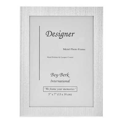 Silver-Tone Engravable 5x7 Photo Frame