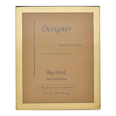 Solid Brass Gold-Tone 8x10 Photo Frame – view 2