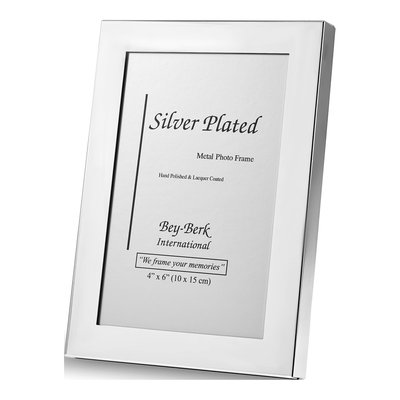 Silver-Plated Engravable 4x6 Photo Frame – view 4