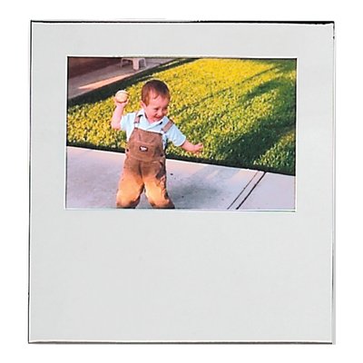 Silver-Plated Engravable 4x6 Photo Frame