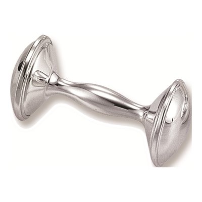 Silver-Plated Engravable Baby Rattle Gift
