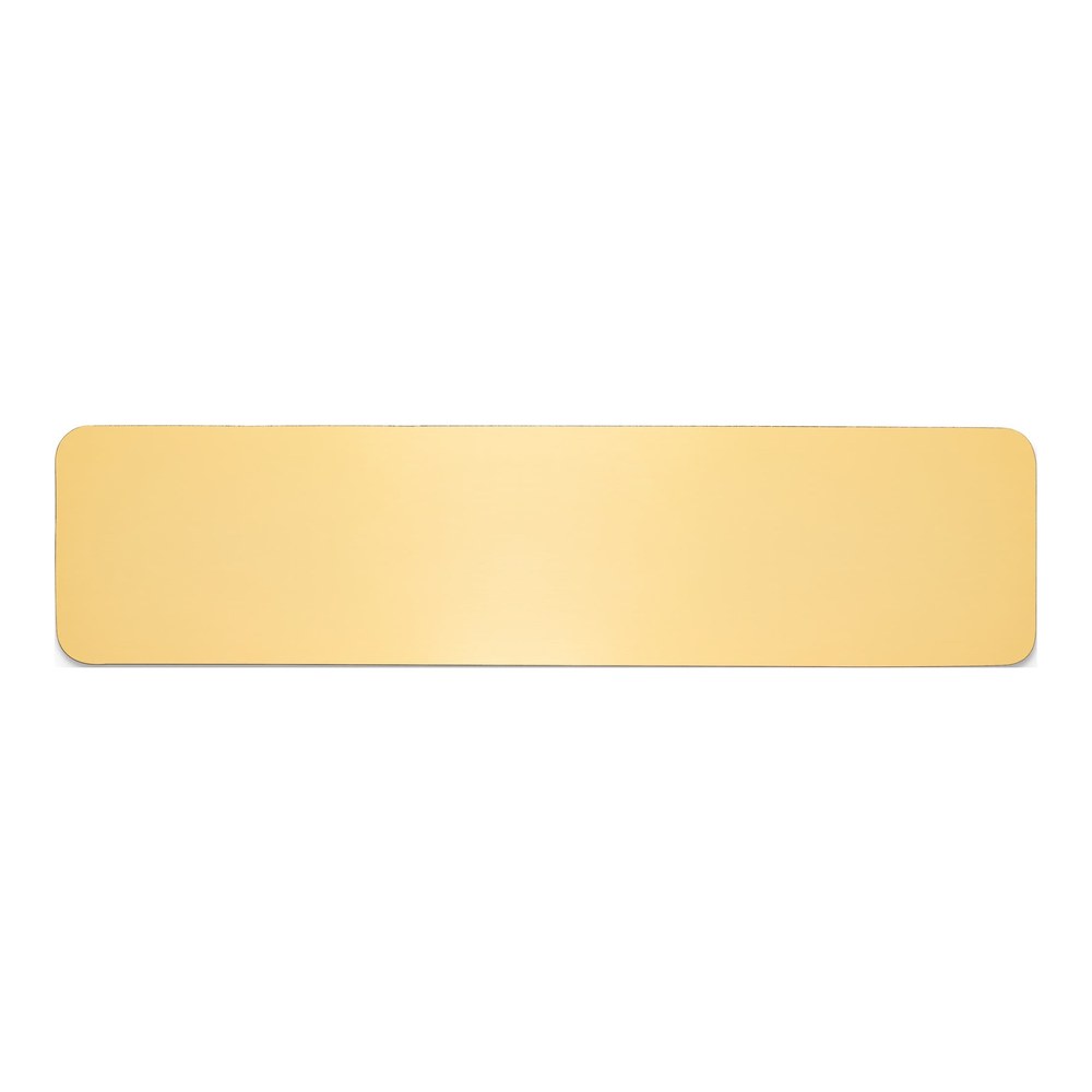 Polished Brass Plates, Set of 6