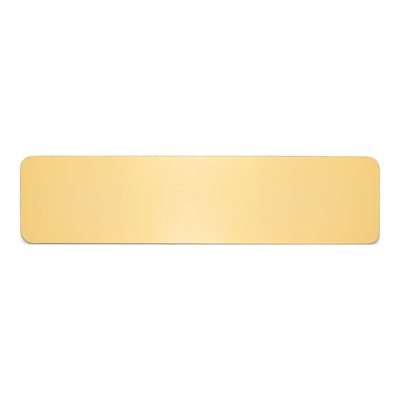 Polished Brass Plates, Set of 6